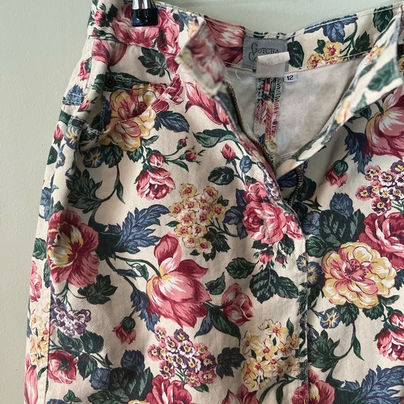 NWOT Denim Floral Skirt | Gotcha Covered | Size 12 - Picture 2 of 8